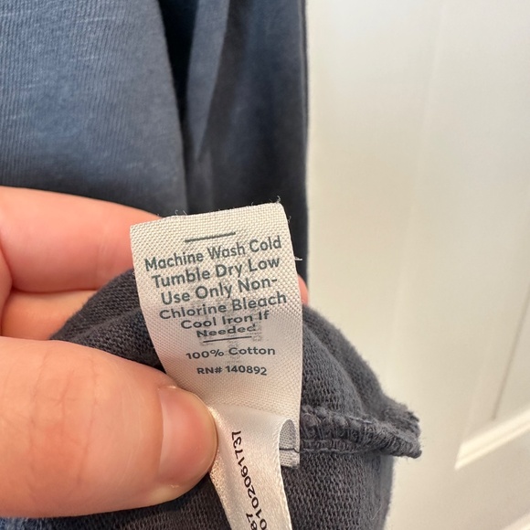 Men’s Marine Layer Navy Blue 100% Cotton Lightweight Hoodie Sweatshirt - Size S - Picture 4 of 6